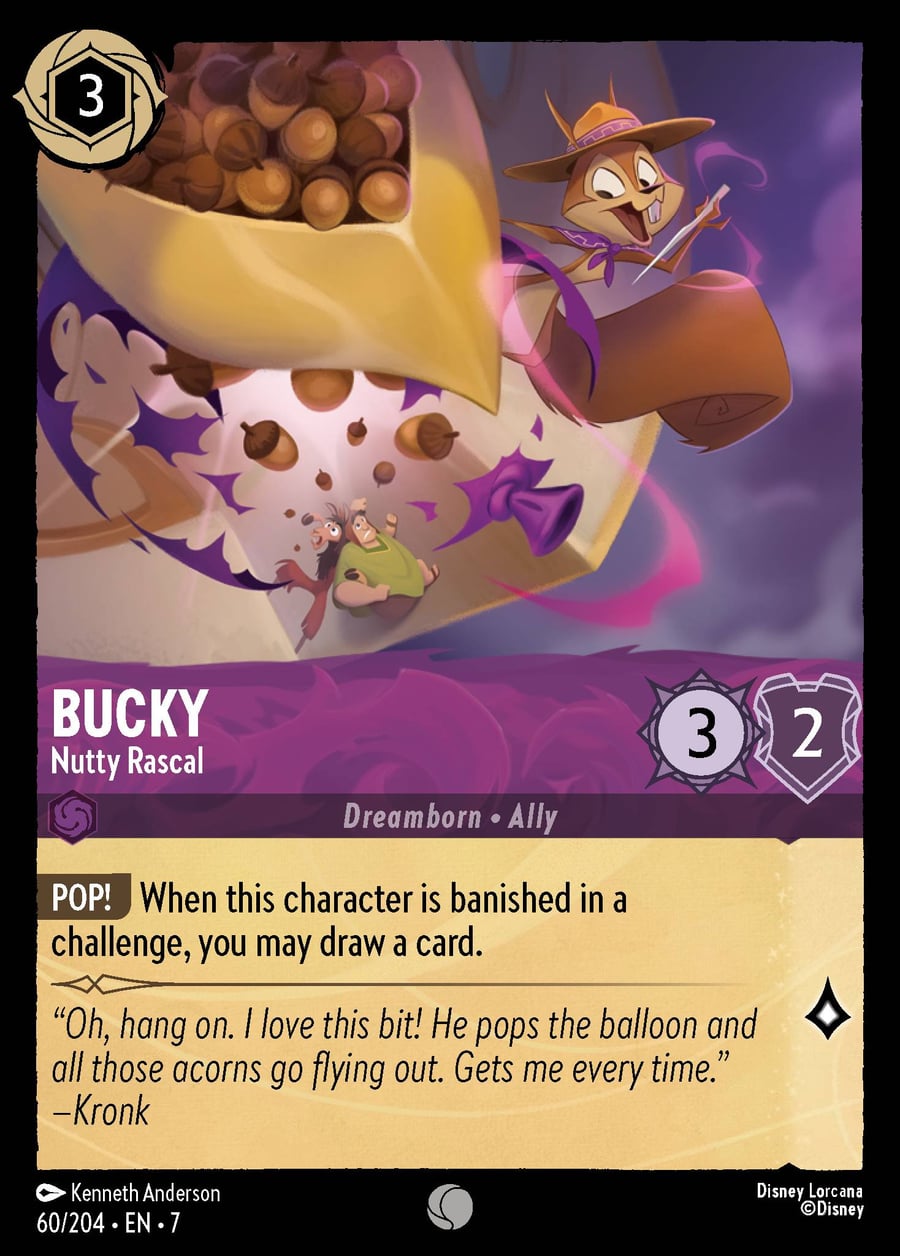 Bucky - Nutty Rascal card art