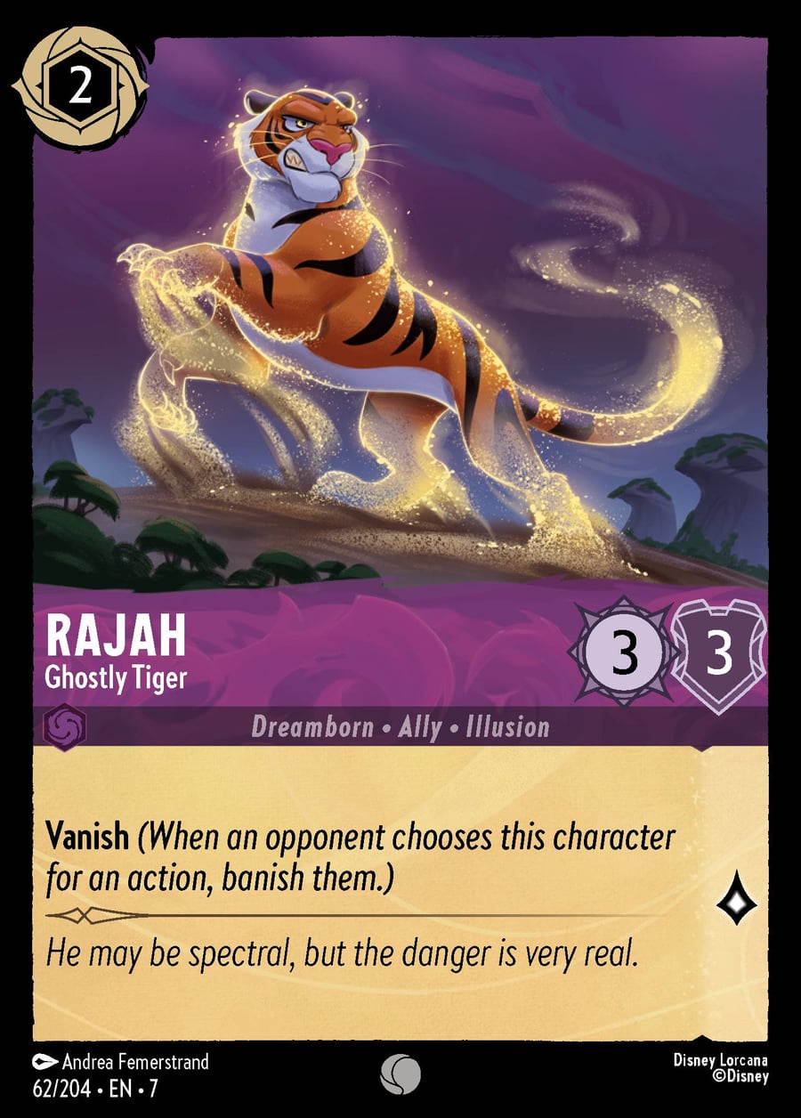 Rajah - Ghostly Tiger card art