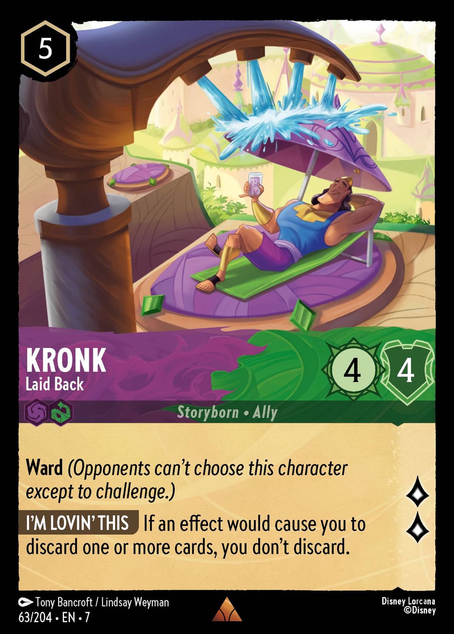 Kronk - Laid Back card art