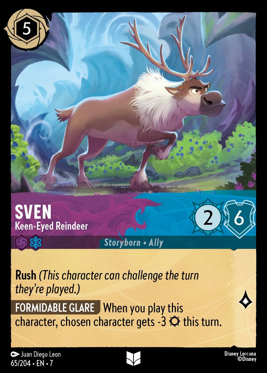 Sven - Keen-Eyed Reindeer card art