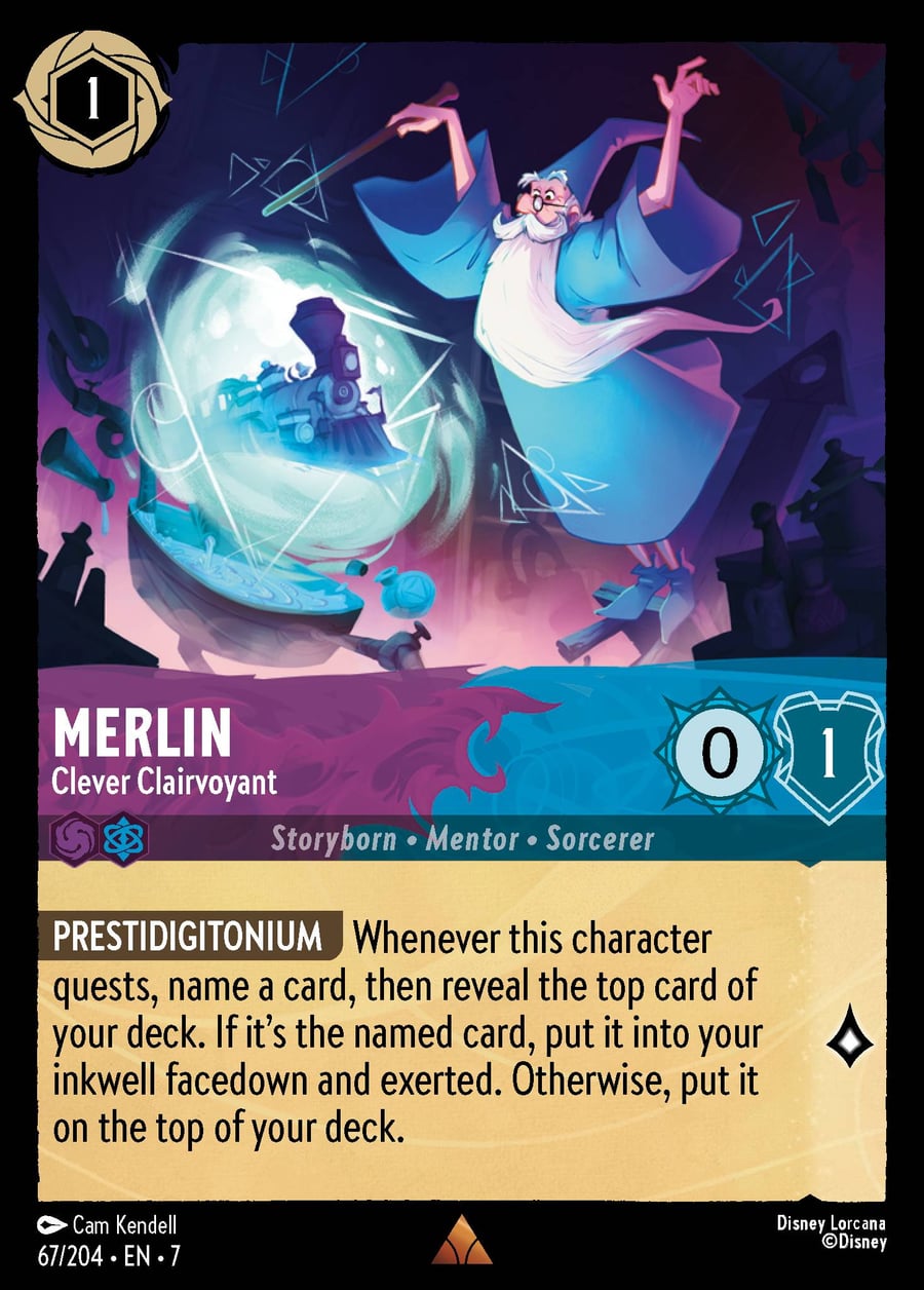 Merlin - Clever Clairvoyant card art