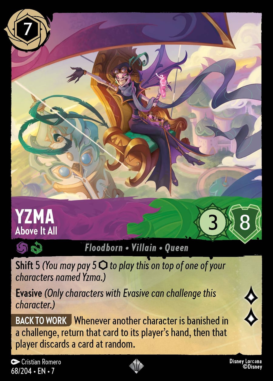 Yzma - Above It All card art