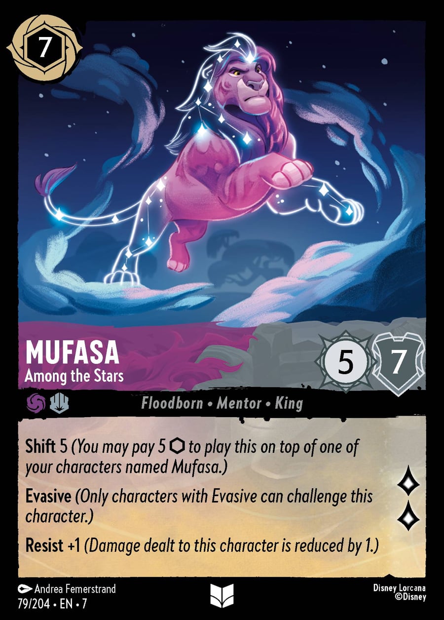 Mufasa - Among the Stars card art
