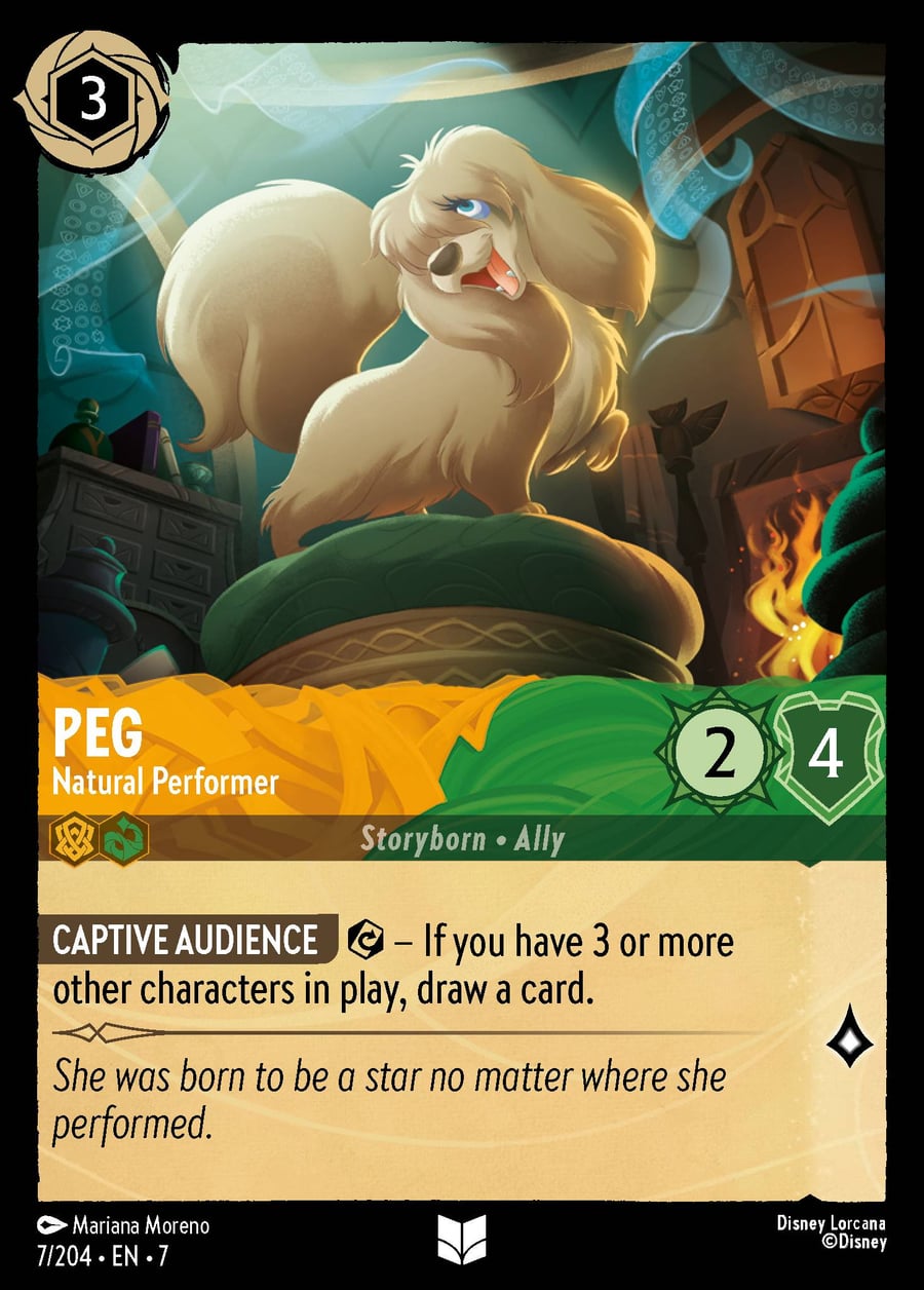 Peg - Natural Performer card art