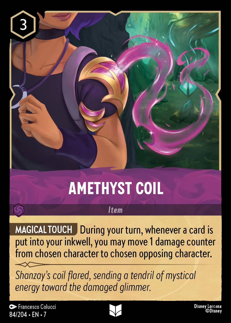 Amethyst Coil card art