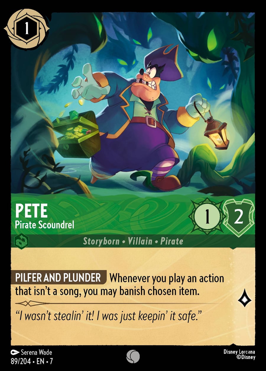Pete - Pirate Scoundrel card art