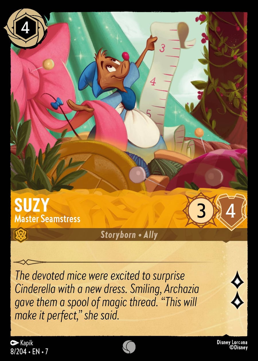 Suzy - Master Seamstress card art