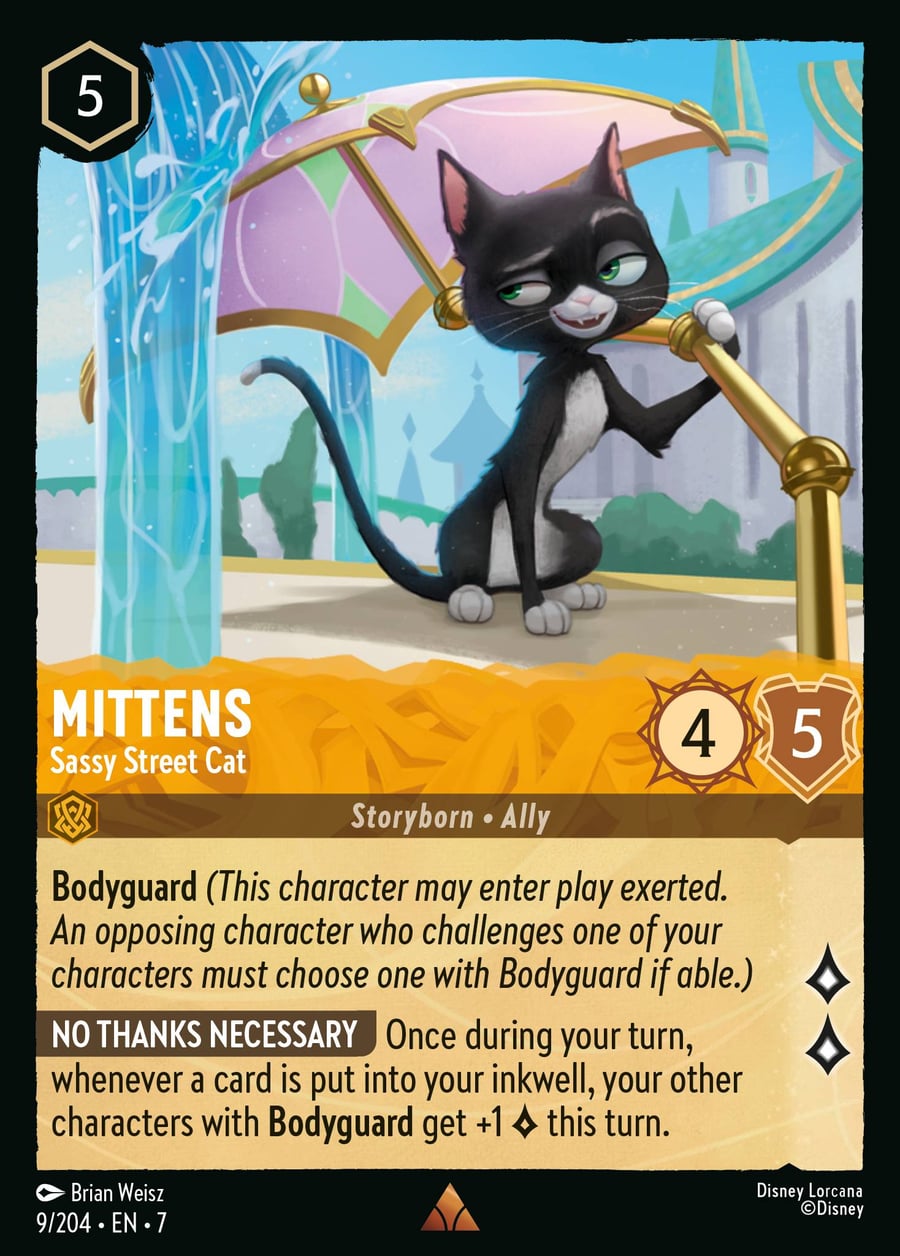 Mittens - Sassy Street Cat card art