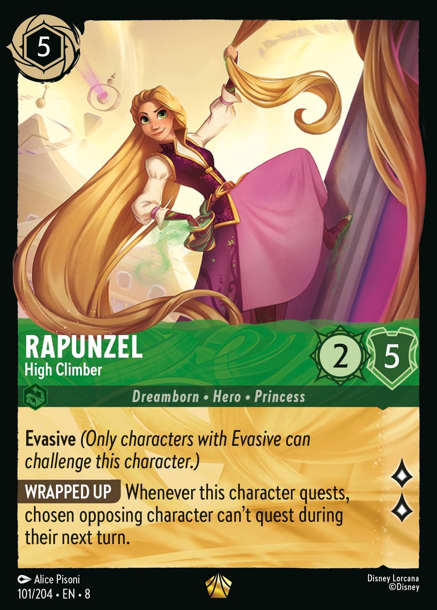 Rapunzel - High Climber card art