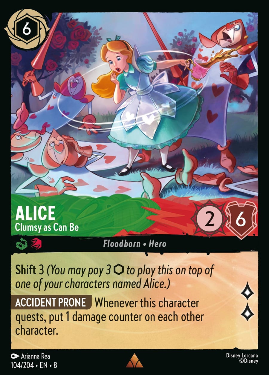 Alice - Clumsy as Can Be card art