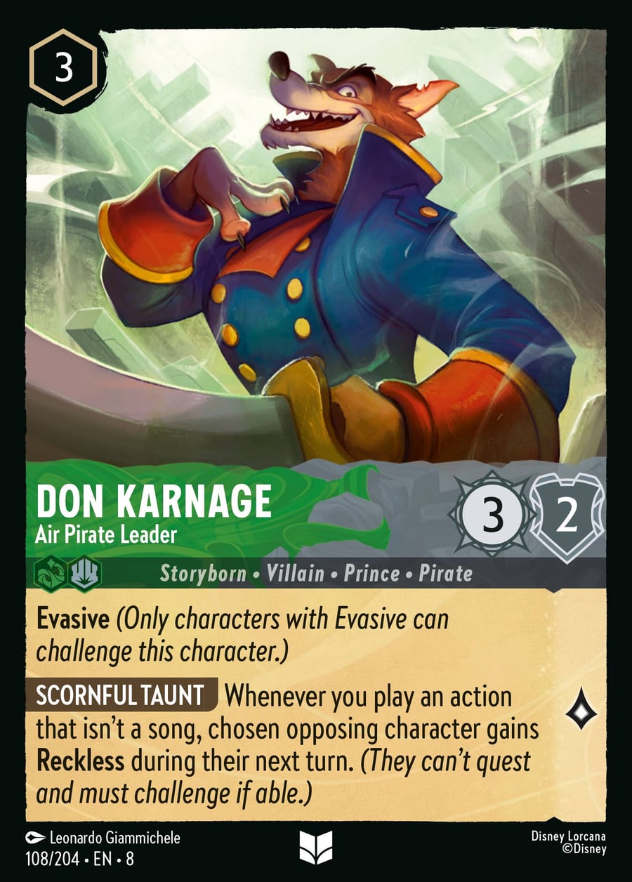 Don Karnage - Air Pirate Leader card art