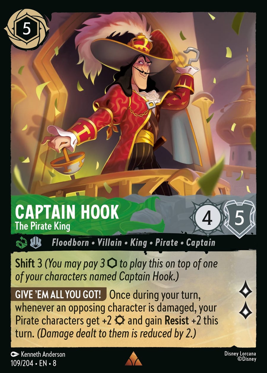 Captain Hook - The Pirate King card art