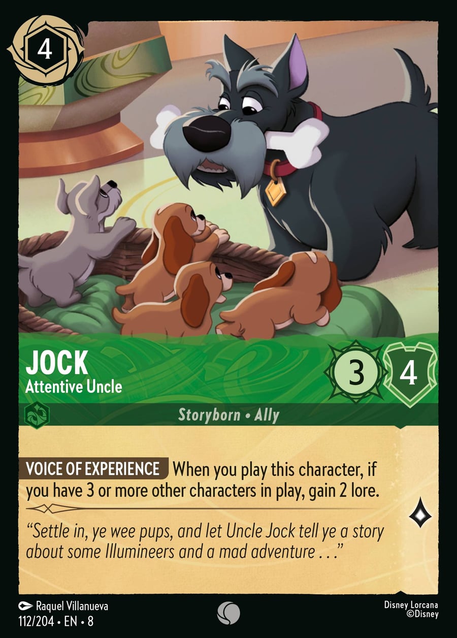 Jock - Attentive Uncle card art