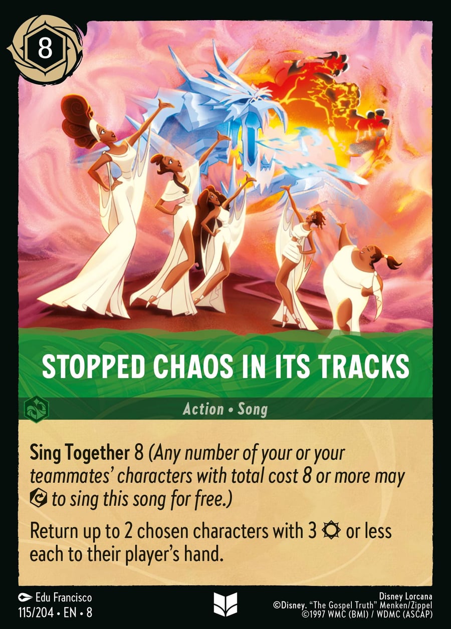 Stopped Chaos in Its Tracks card art