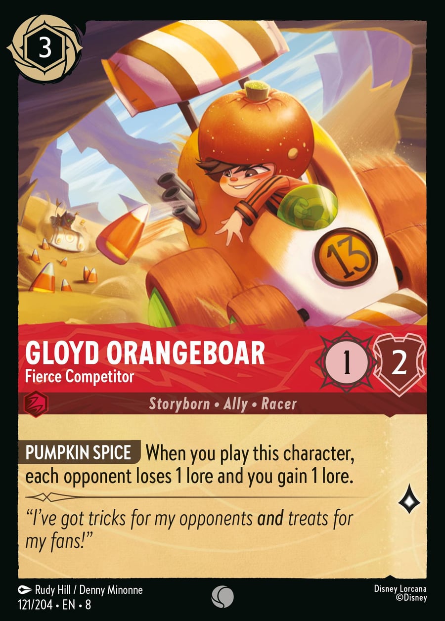 Gloyd Orangeboar - Fierce Competitor card art