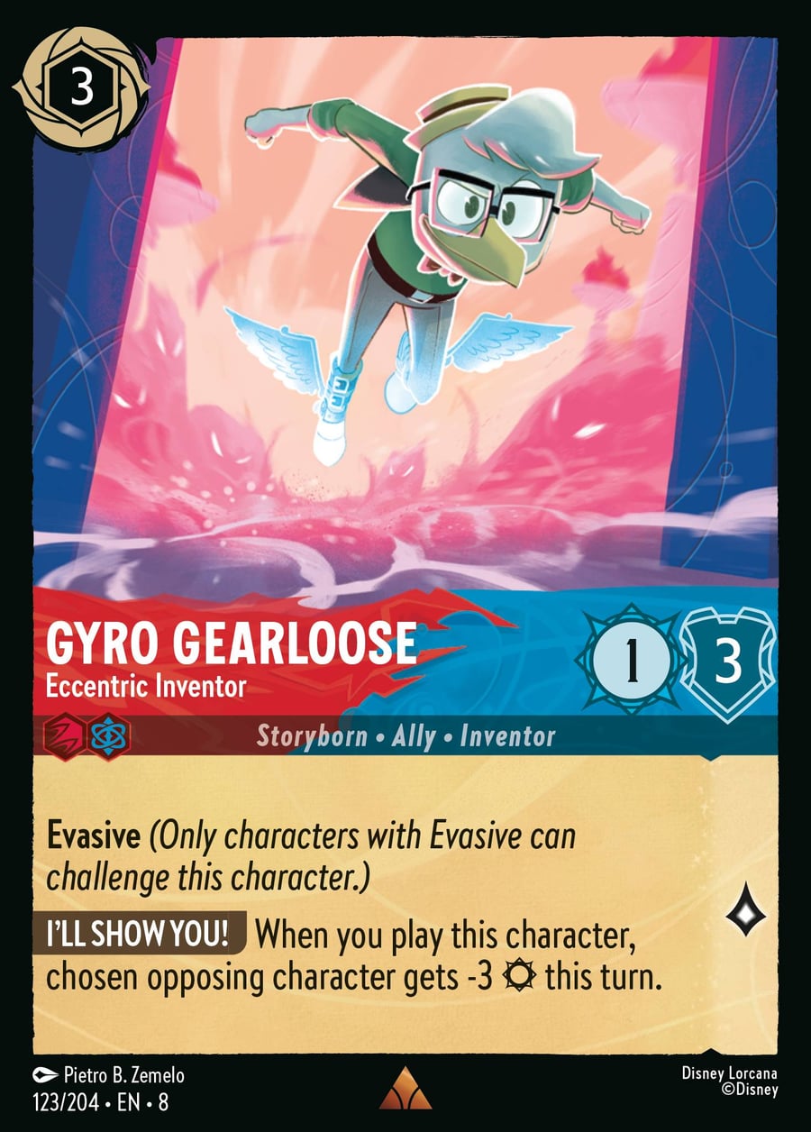 Gyro Gearloose - Eccentric Inventor card art
