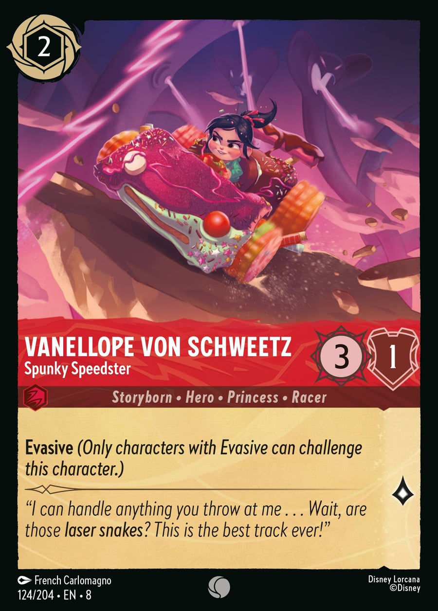 Vanellope Von Schweetz - Spunky Speedster card art