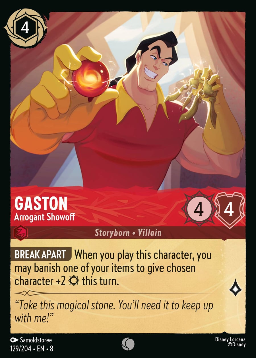 Gaston - Arrogant Showoff card art