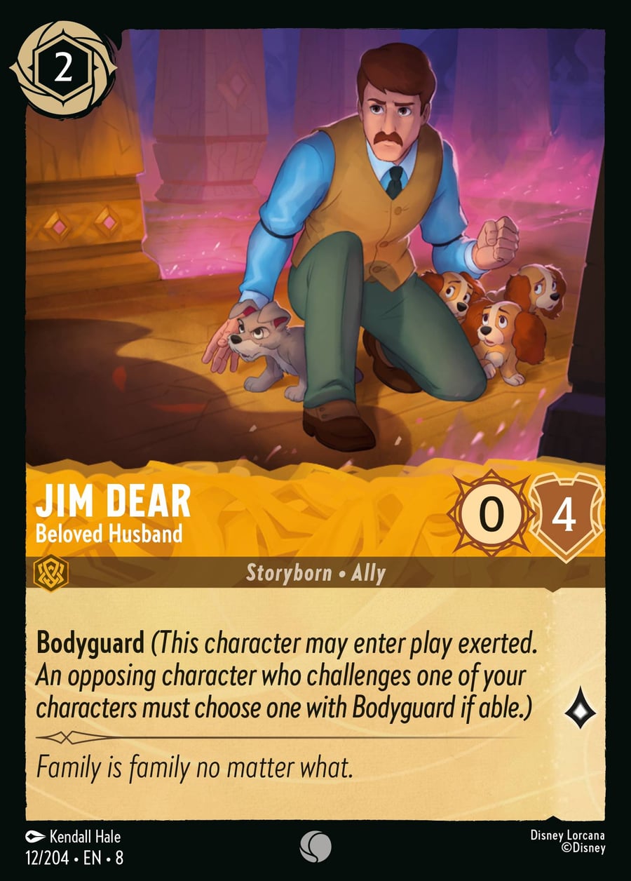 Jim Dear - Beloved Husband card art