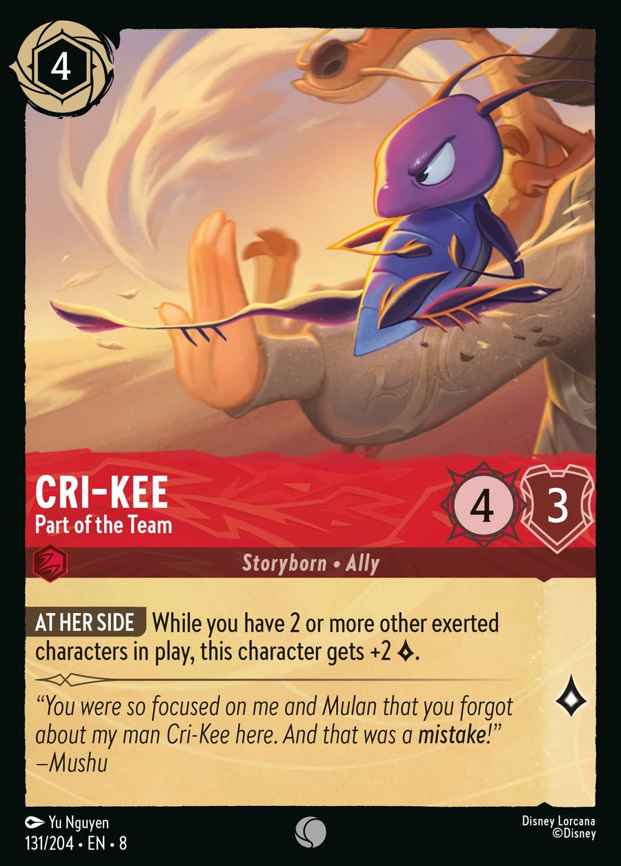 Cri-Kee - Part of the Team card art