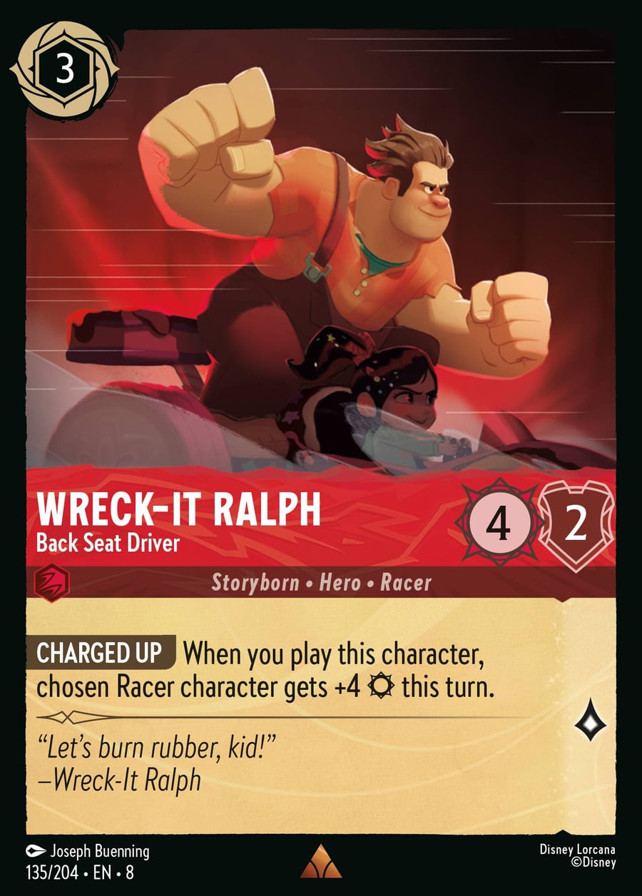 Wreck-It Ralph - Back Seat Driver card art