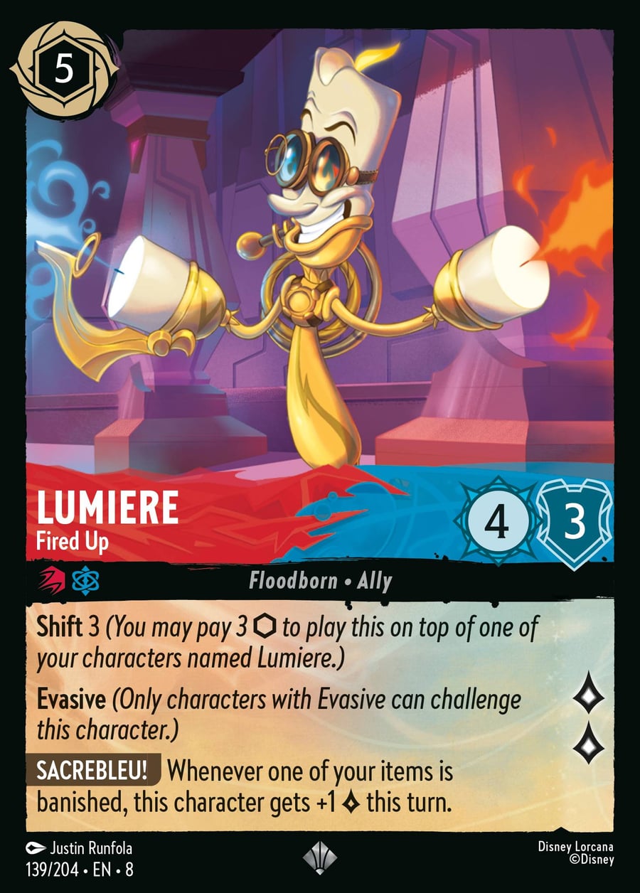 Lumiere - Fired Up card art