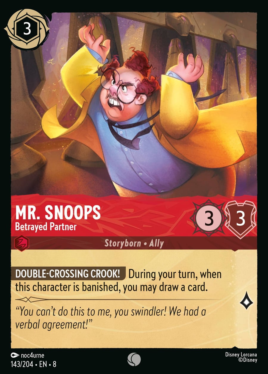Mr. Snoops - Betrayed Partner card art