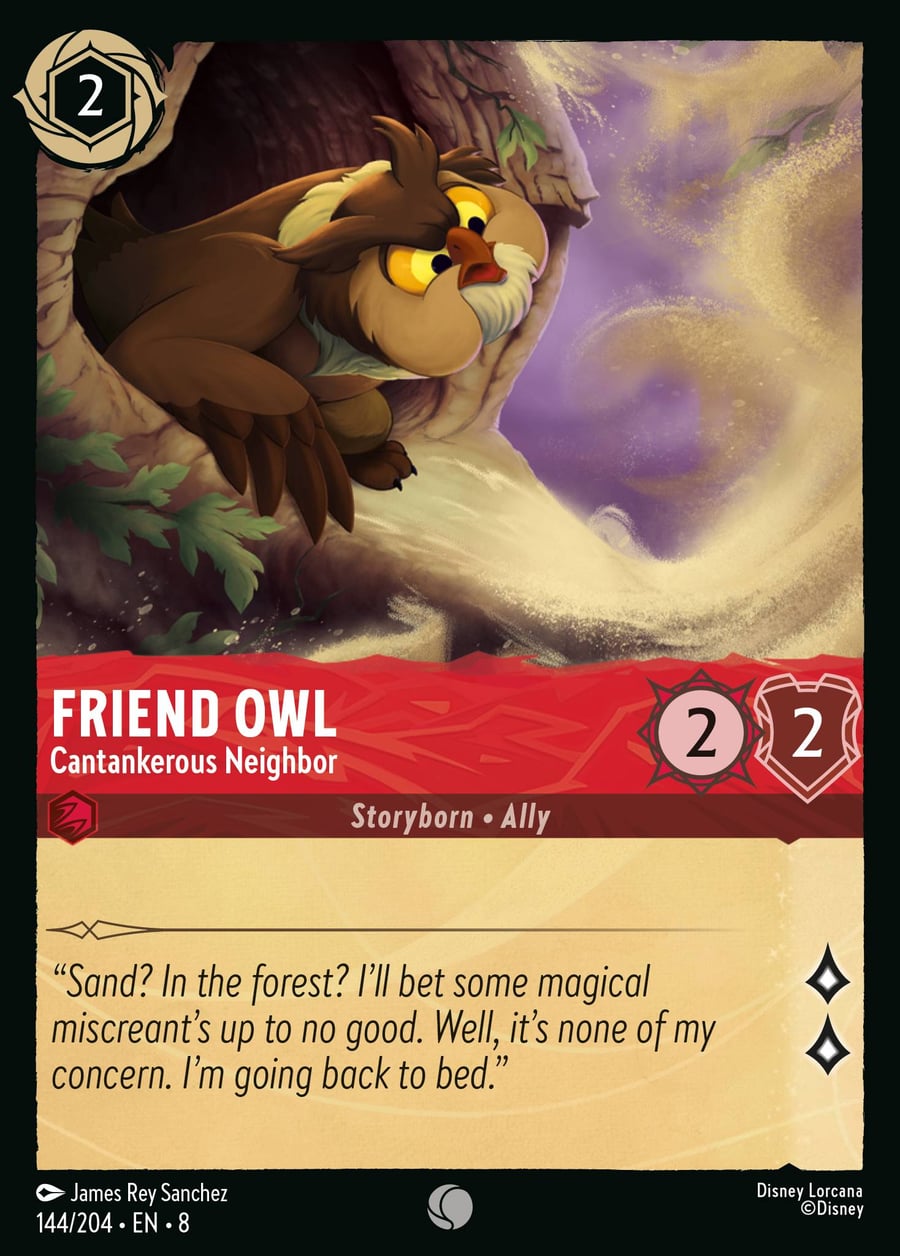 Friend Owl - Cantankerous Neighbor card art