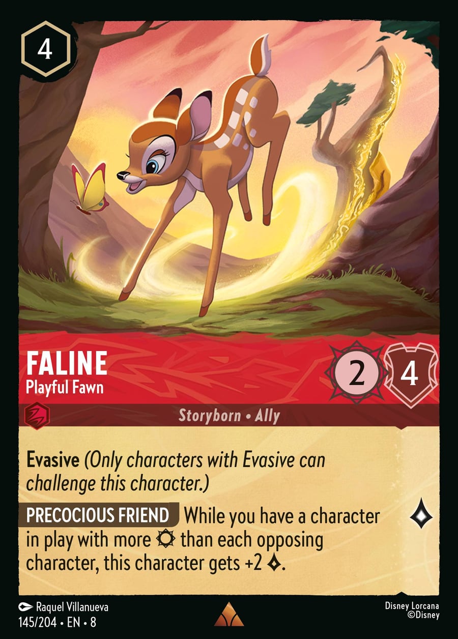 Faline - Playful Fawn card art