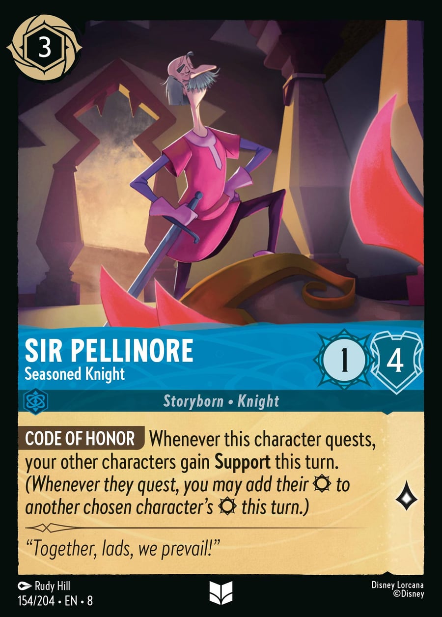 Sir Pellinore - Seasoned Knight card art