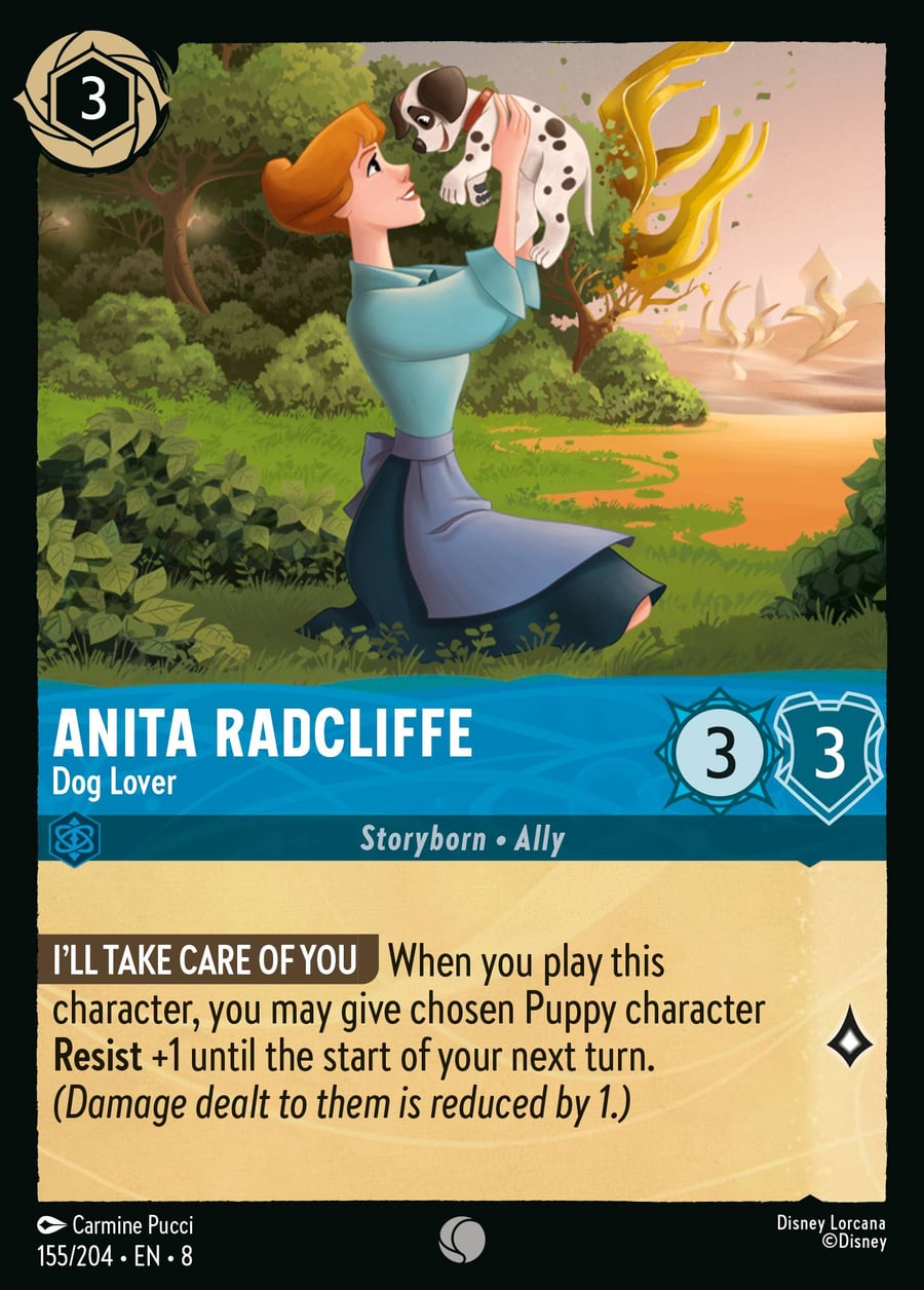 Anita Radcliffe - Dog Lover card art