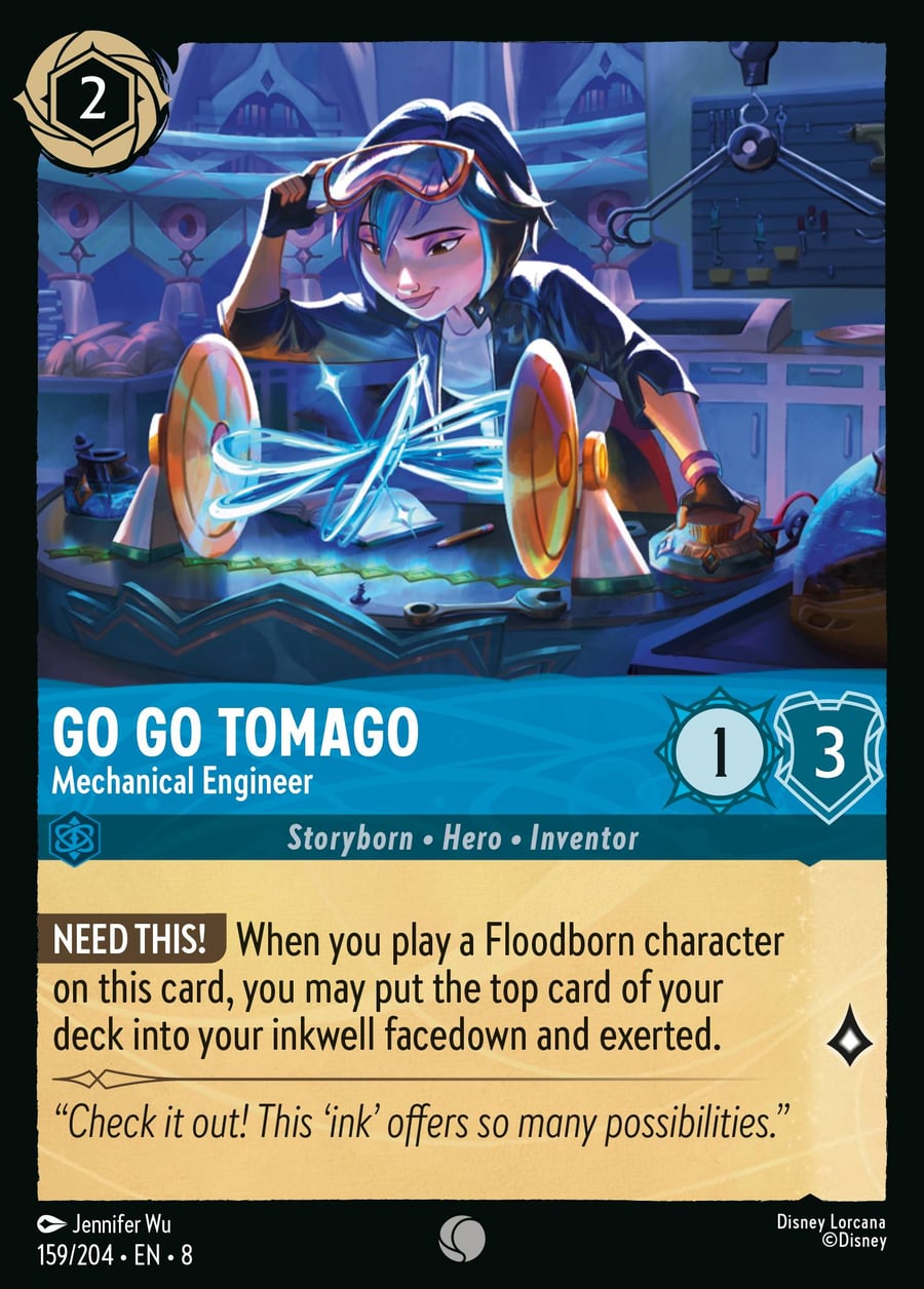Go Go Tomago - Mechanical Engineer card art
