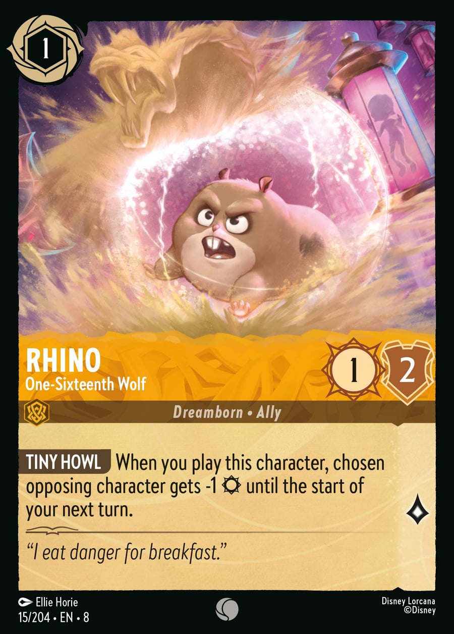 Rhino - One-Sixteenth Wolf card art