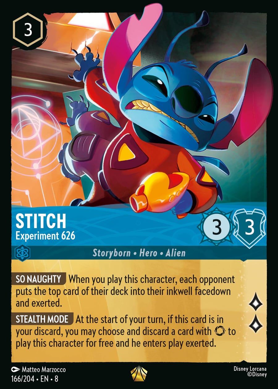 Stitch - Experiment 626 card art