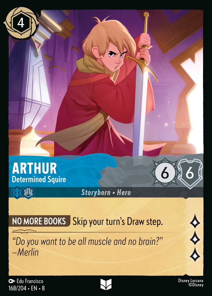 Arthur - Determined Squire card art