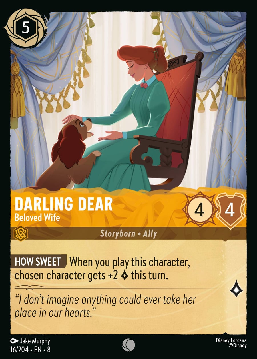 Darling Dear - Beloved Wife card art