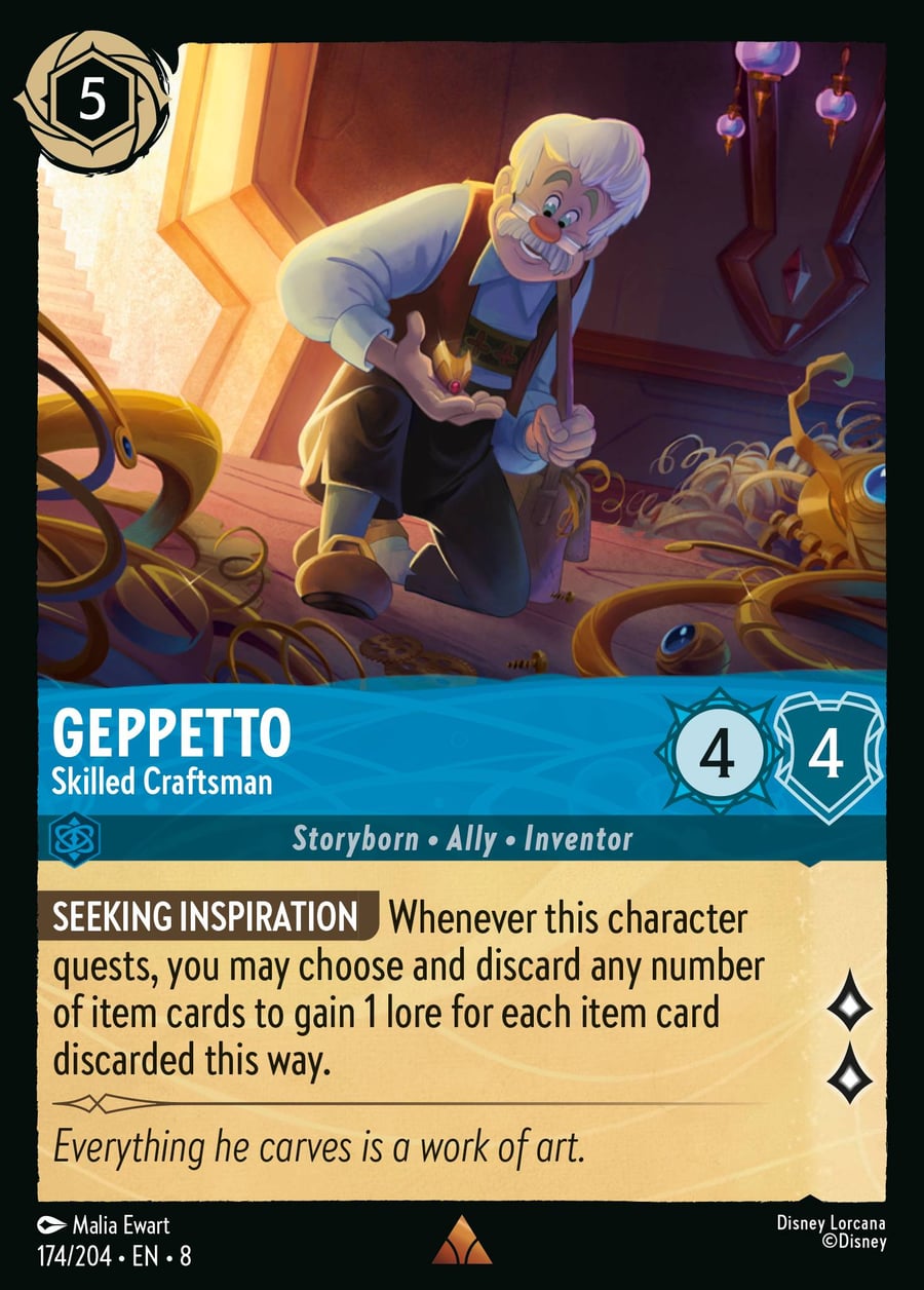 Geppetto - Skilled Craftsman card art
