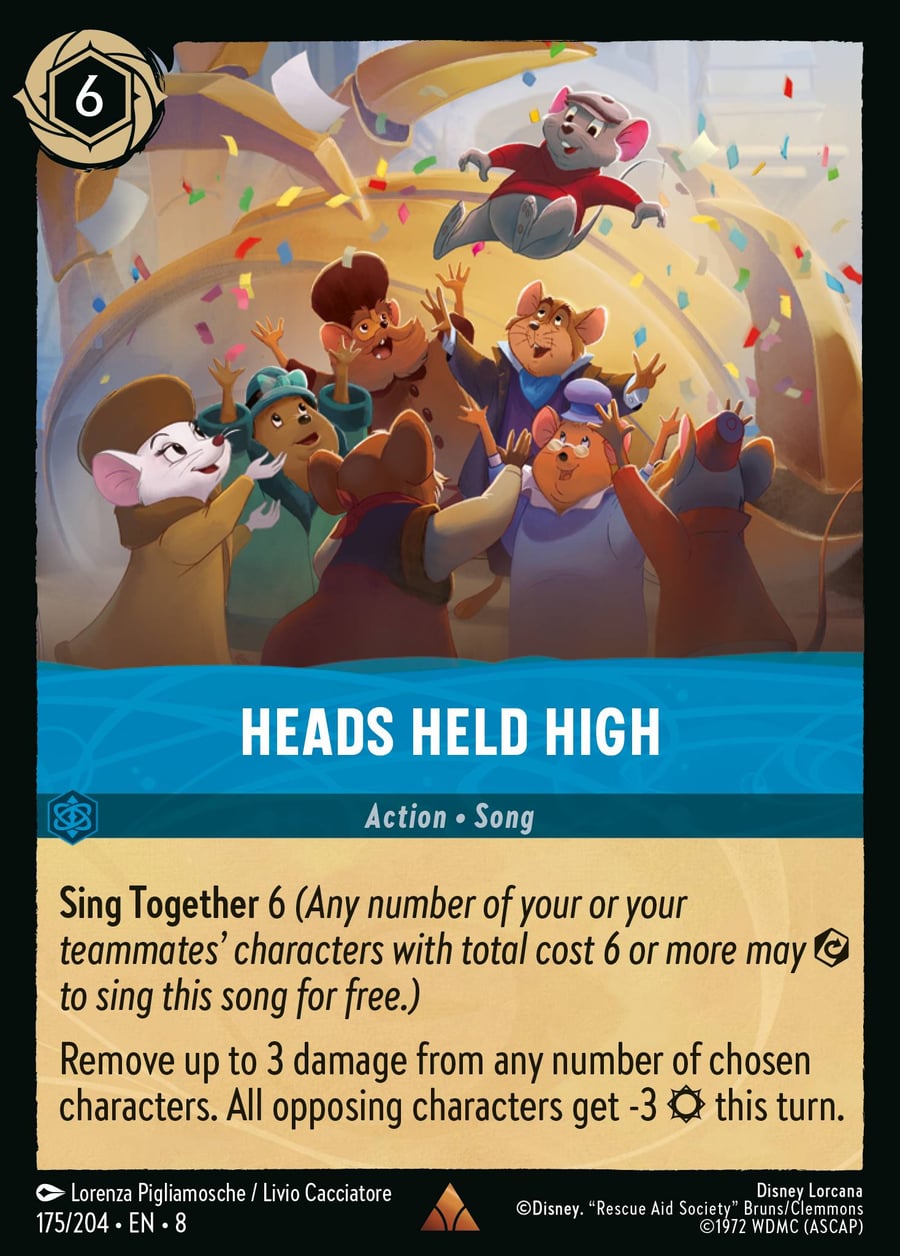 Heads Held High card art