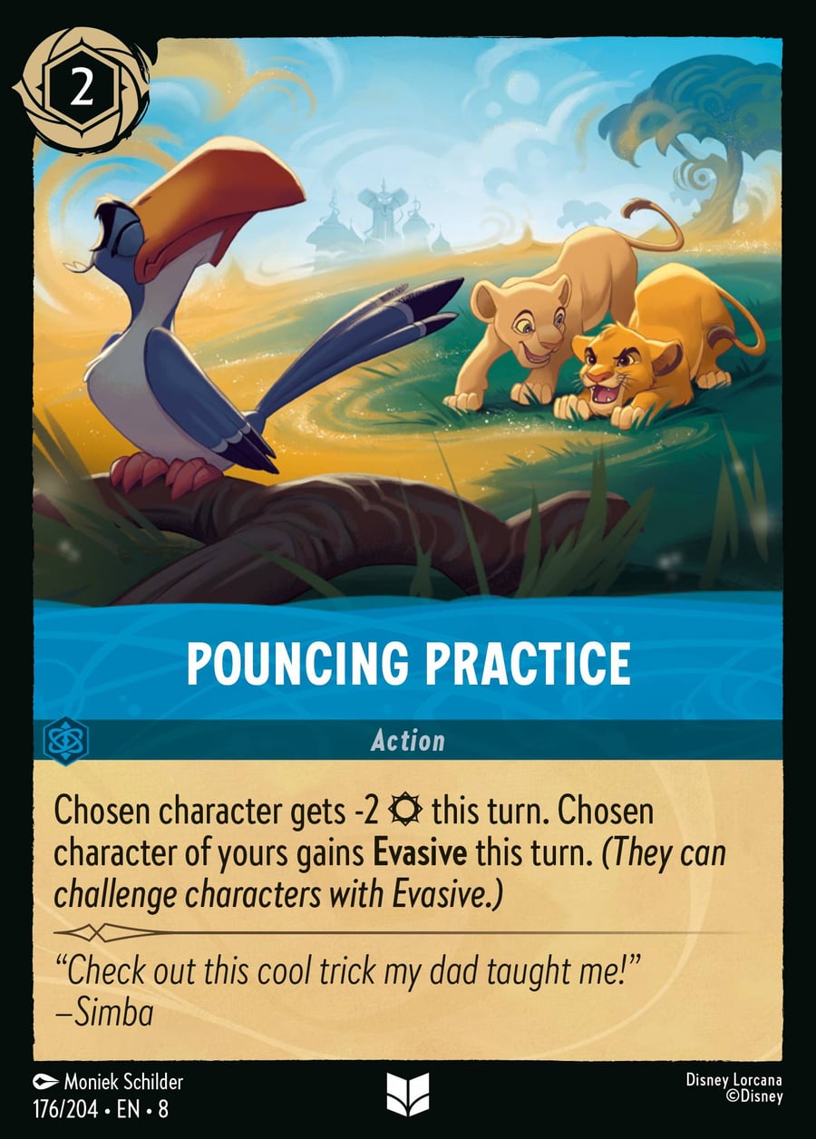 Pouncing Practice card art