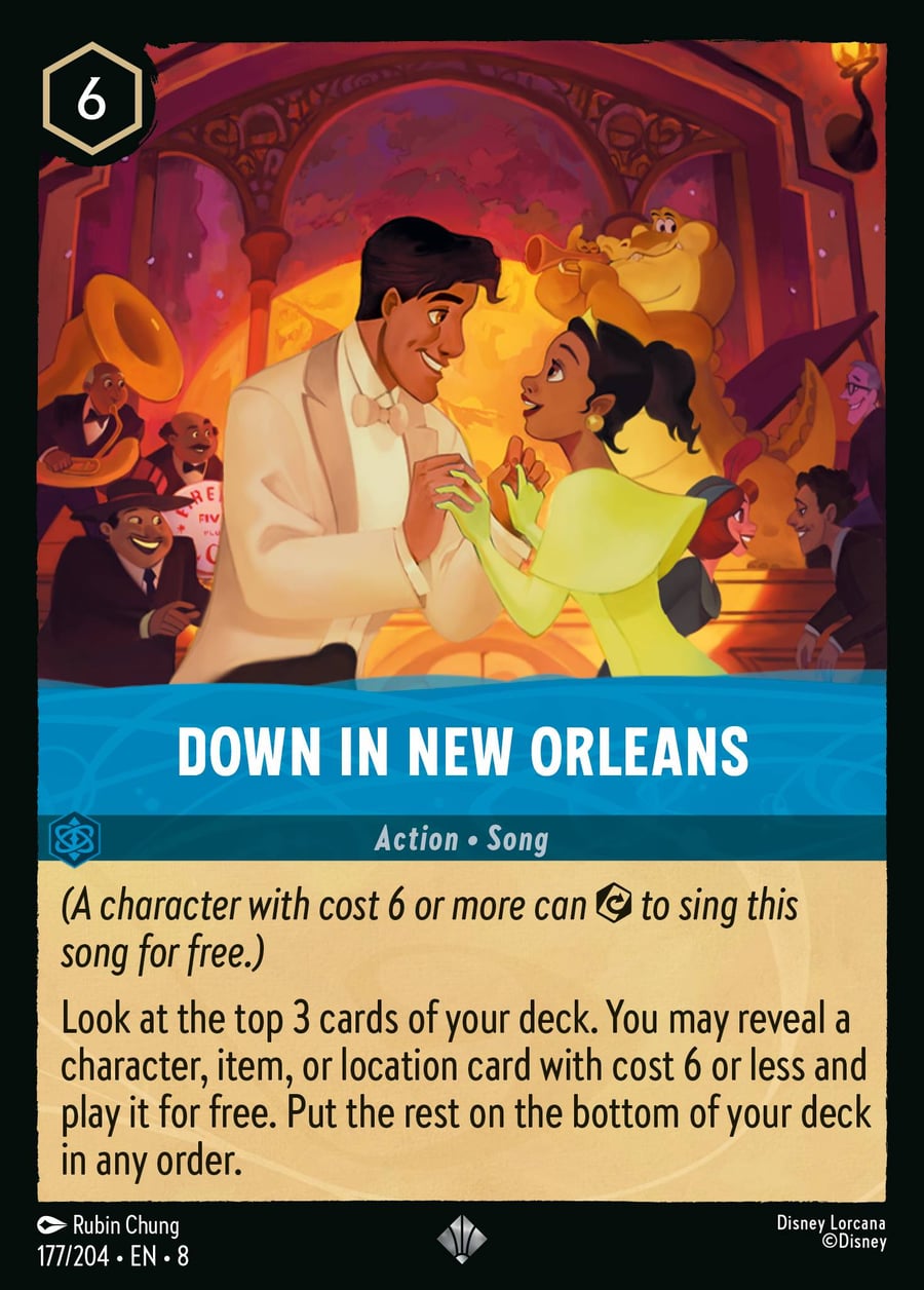 Down in New Orleans card art