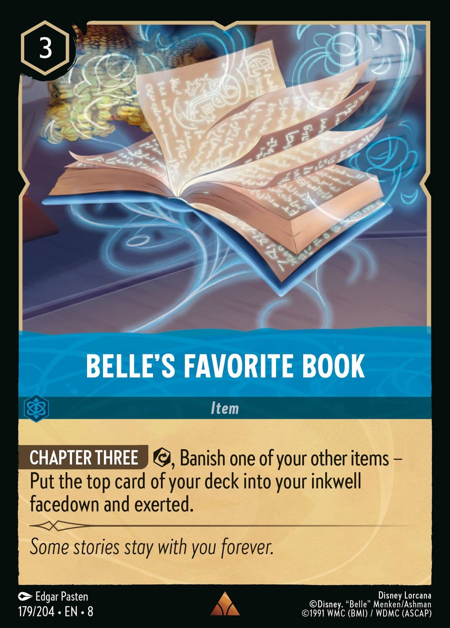 Belle's Favorite Book card art
