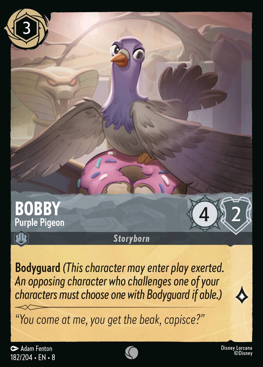 Bobby - Purple Pigeon card art