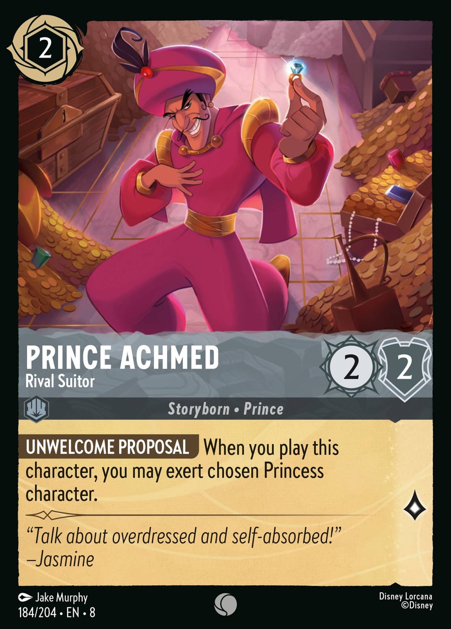 Prince Achmed - Rival Suitor card art
