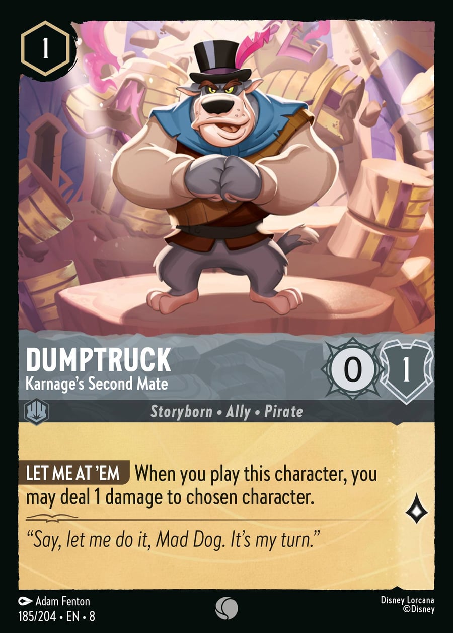 Dumptruck - Karnage's Second Mate card art