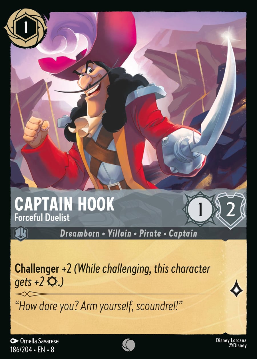 Captain Hook - Forceful Duelist card art