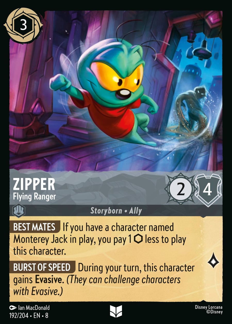 Zipper - Flying Ranger card art