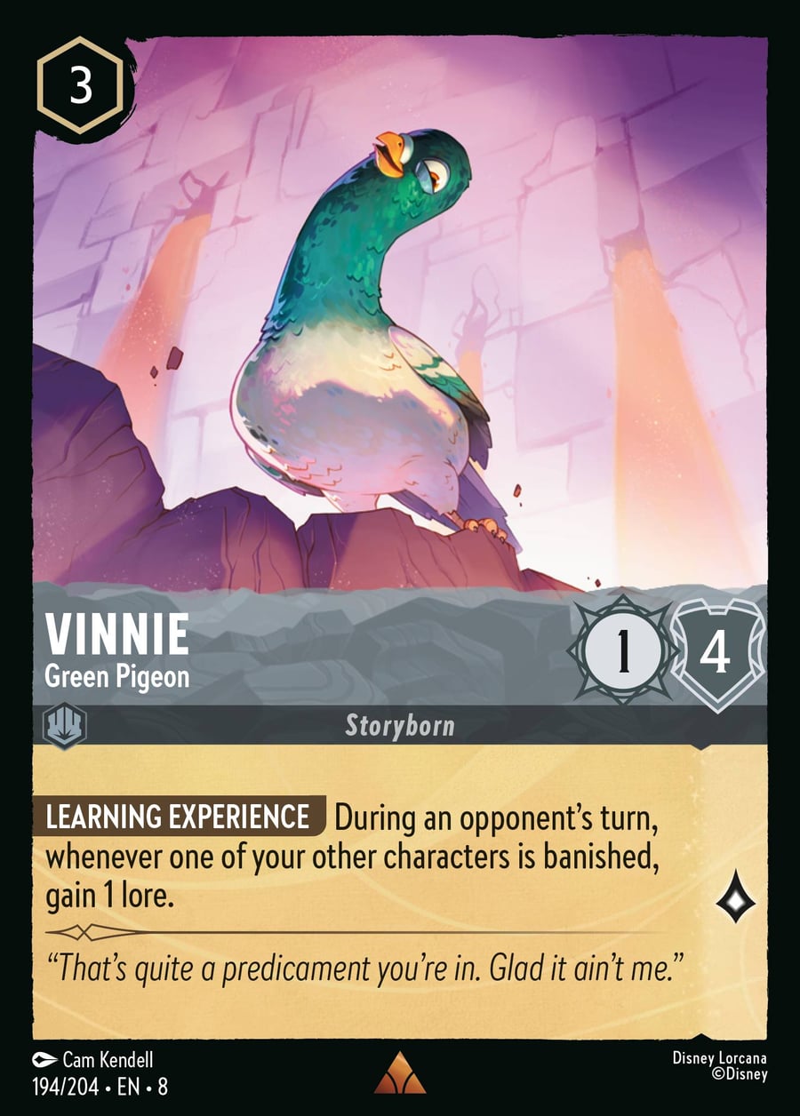 Vinnie - Green Pigeon card art