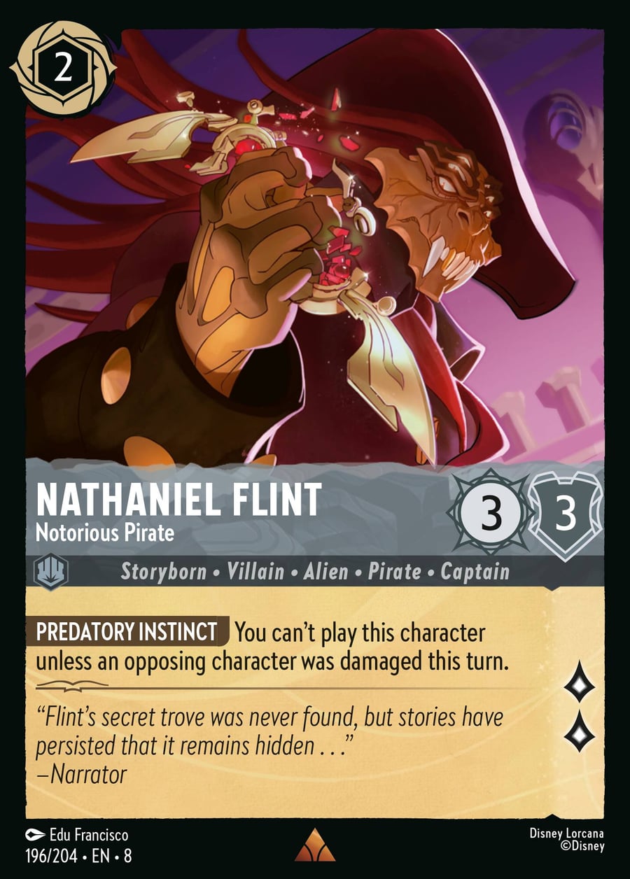 Nathaniel Flint - Notorious Pirate card art