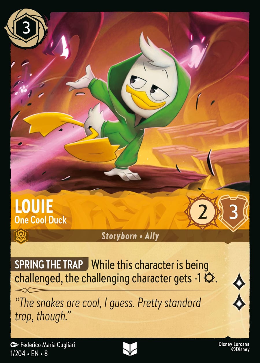 Louie - One Cool Duck card art