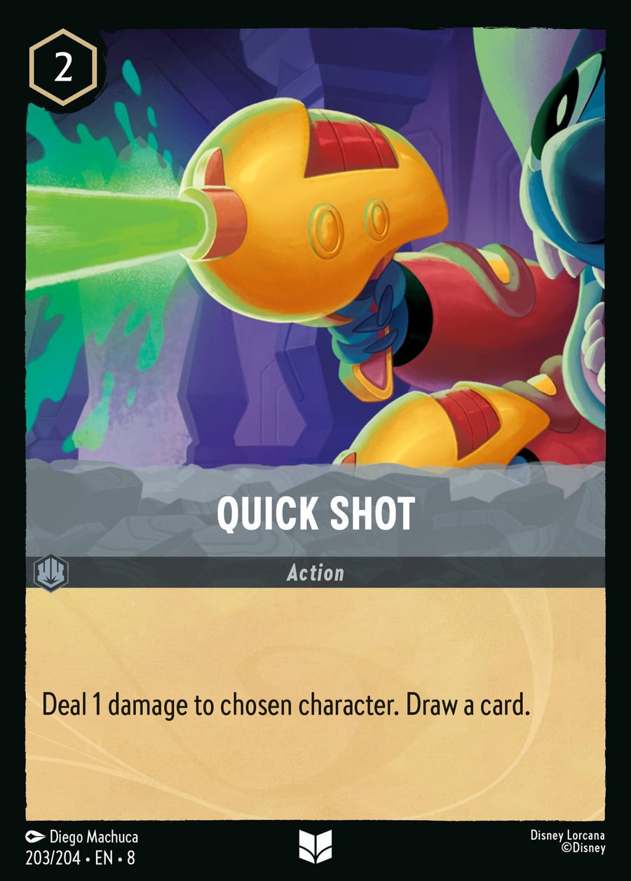Quick Shot card art